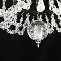 Voliere 6 Light Crystal Tall Pendant