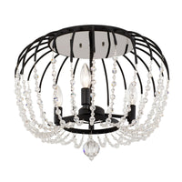 Voliere 3 Light Semi-Flush Mount