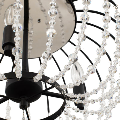 Voliere 3 Light Semi-Flush Mount
