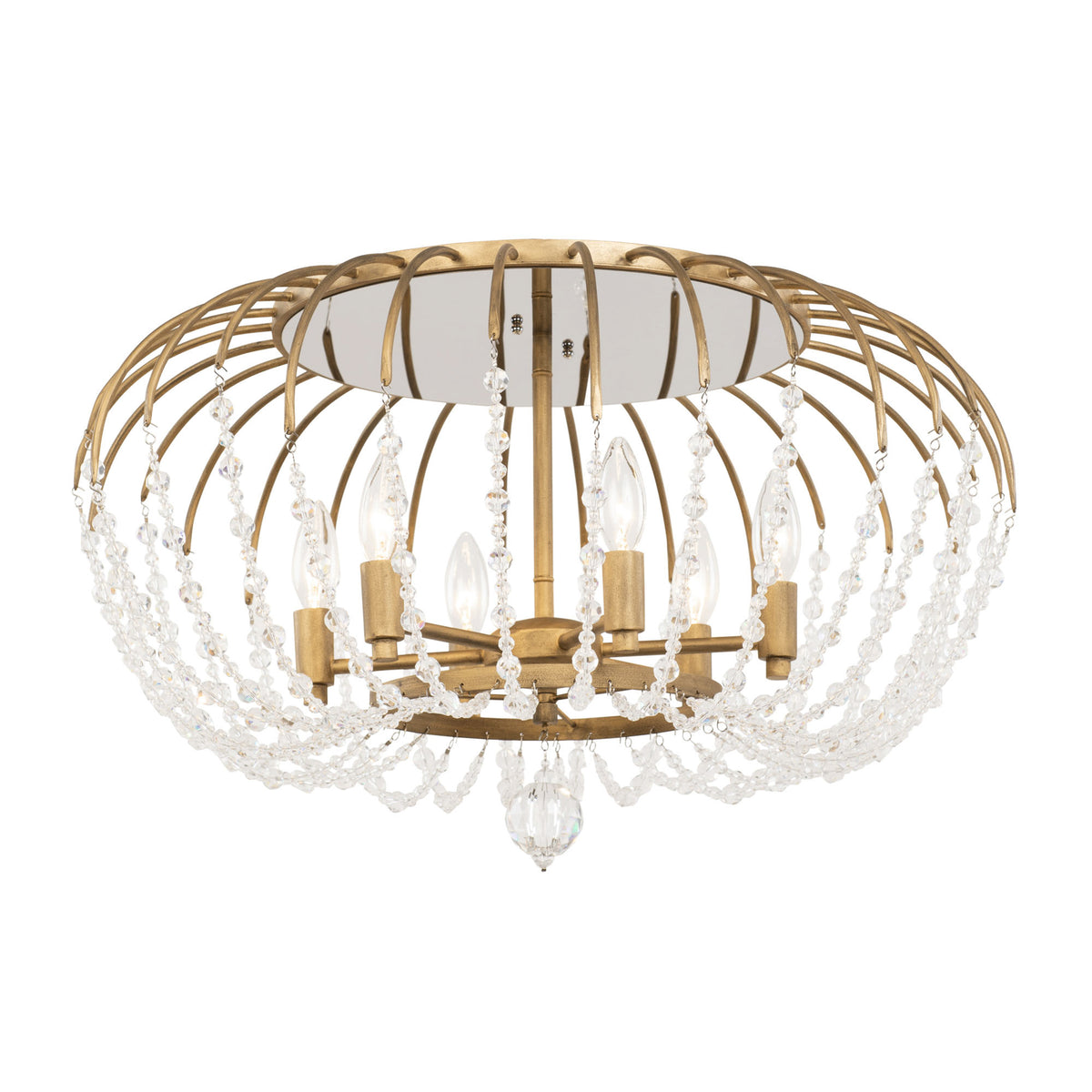 Voliere 6 Light Semi-Flush Mount