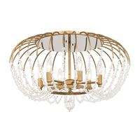 Voliere 6 Light Semi-Flush Mount