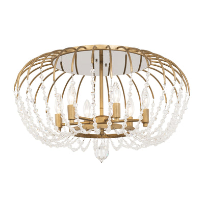 Voliere 6 Light Semi-Flush Mount
