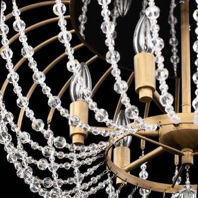 Voliere 6 Light Semi-Flush Mount