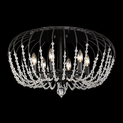 Voliere 6 Light Semi-Flush Mount
