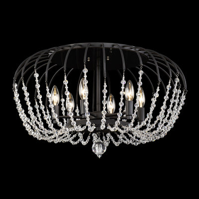 Voliere 6 Light Semi-Flush Mount
