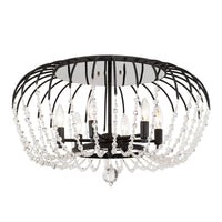 Voliere 6 Light Semi-Flush Mount