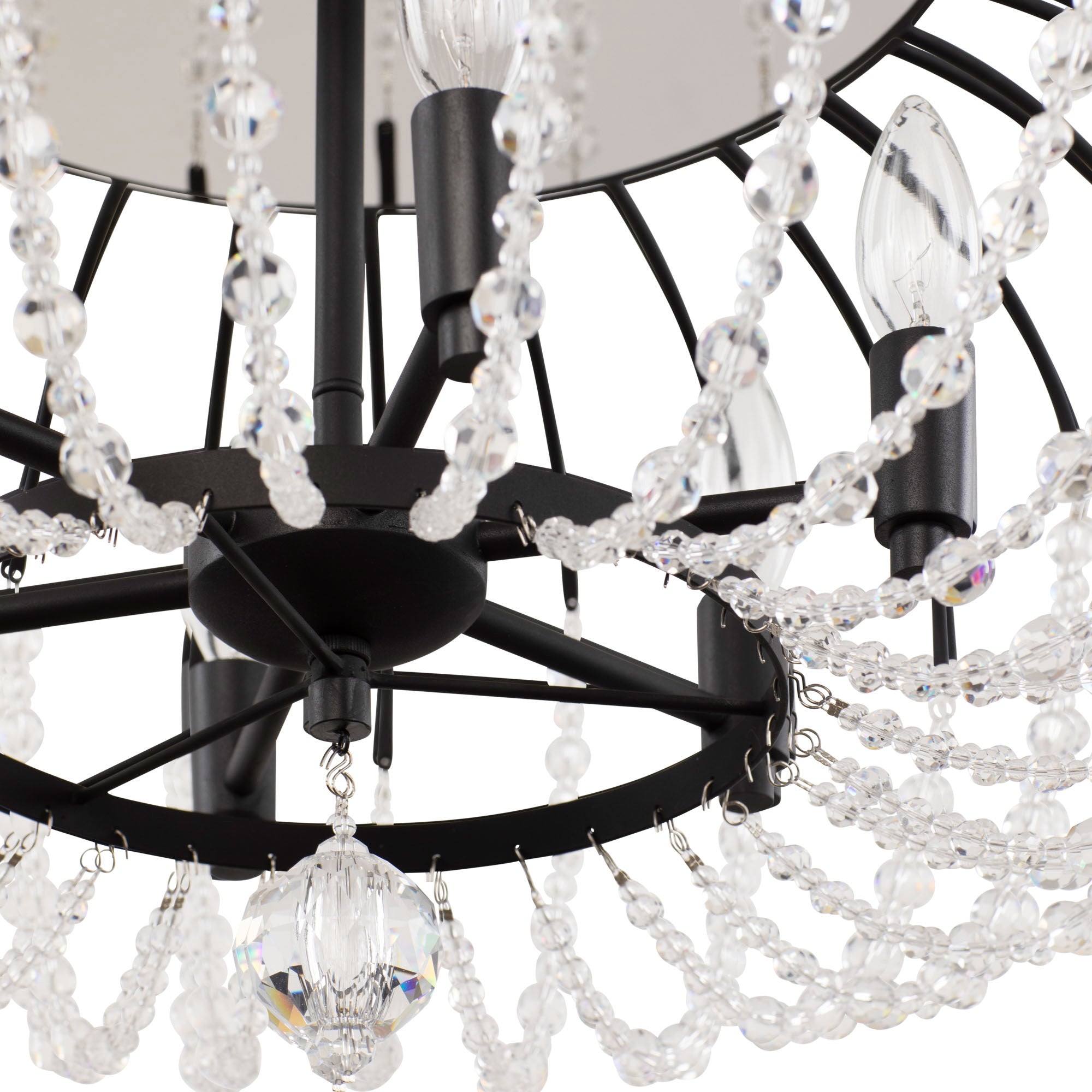 Voliere 6 Light Semi-Flush Mount