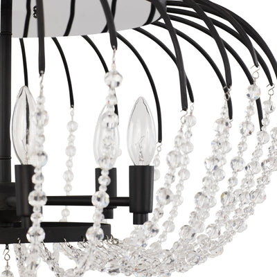 Voliere 6 Light Semi-Flush Mount