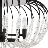 Voliere 6 Light Semi-Flush Mount