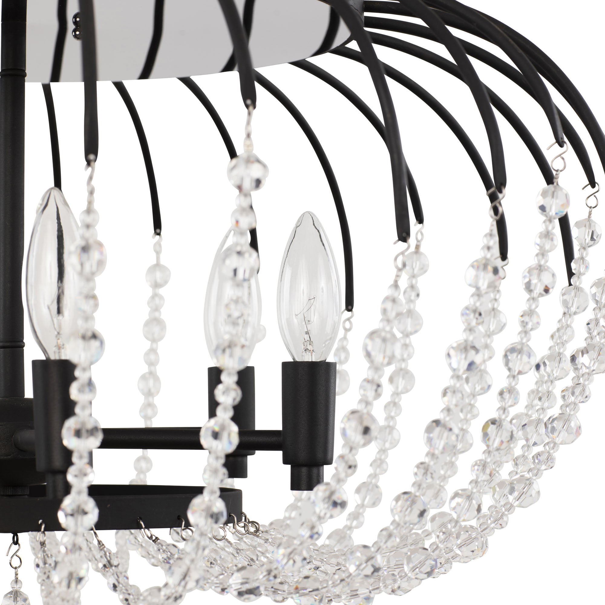 Voliere 6 Light Semi-Flush Mount