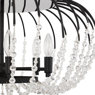 Voliere 6 Light Semi-Flush Mount