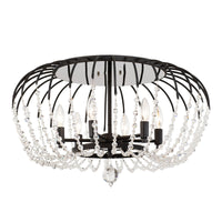 Voliere 6 Light Semi-Flush Mount