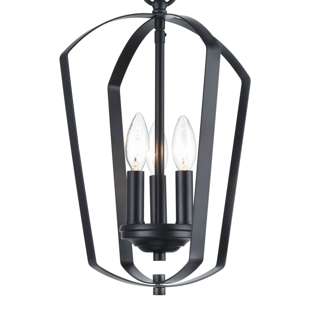 16.75'' Ivey Lake Matte Black 3 Light Pendant