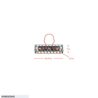 Windsor 3 Light Crystal Bath