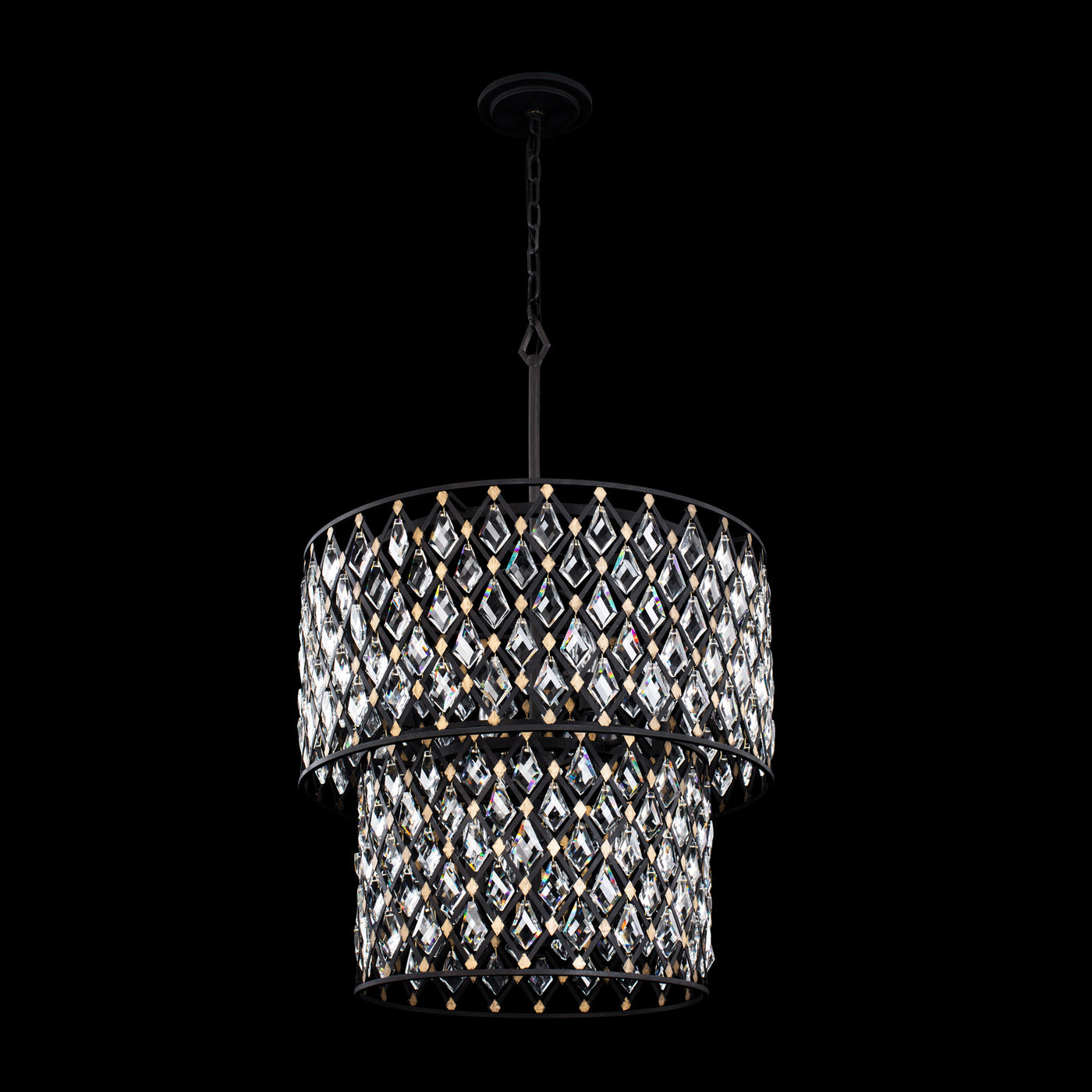 Windsor 7 Light 2-Tier Crystal Chandelier