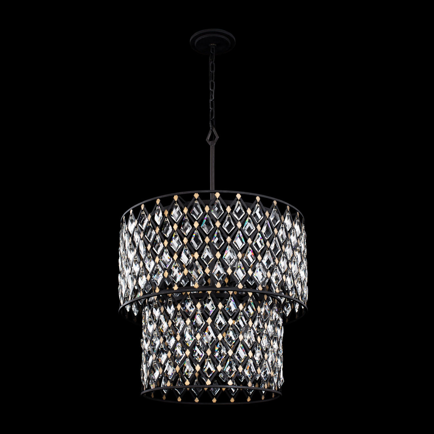 Windsor 7 Light 2-Tier Crystal Chandelier
