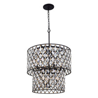 Windsor 7 Light 2-Tier Crystal Chandelier