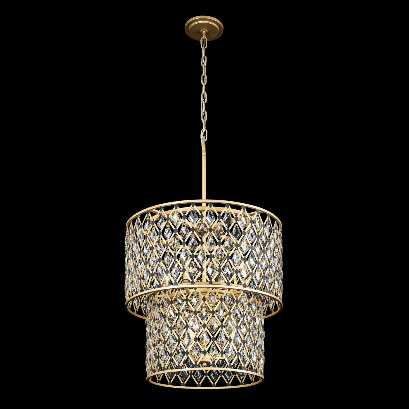 Windsor 7 Light 2-Tier Crystal Chandelier