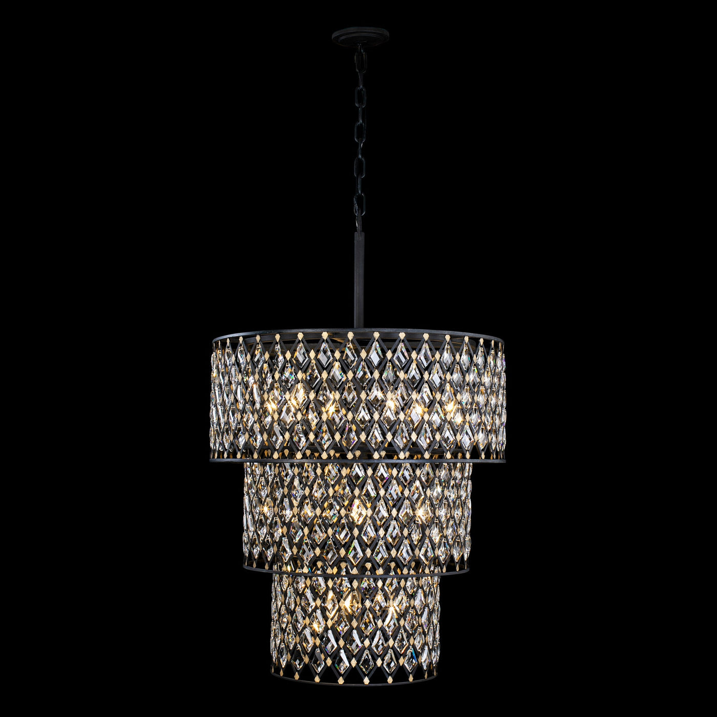 Windsor 13 Light 3-Tier Crystal Chandelier