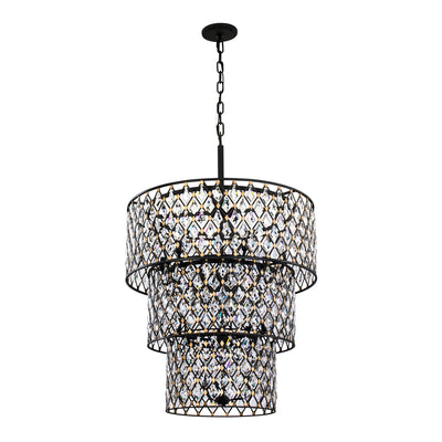 Windsor 13 Light 3-Tier Crystal Chandelier