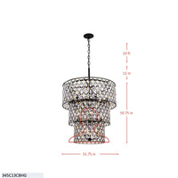 Windsor 13 Light 3-Tier Crystal Chandelier