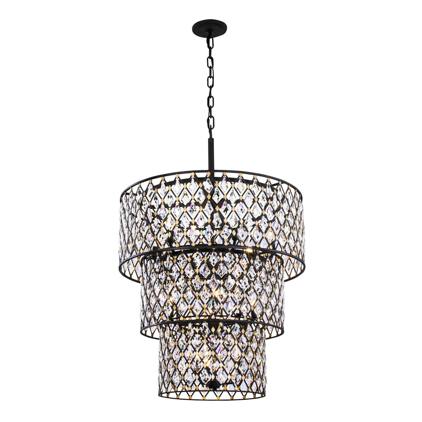 Windsor 13 Light 3-Tier Crystal Chandelier