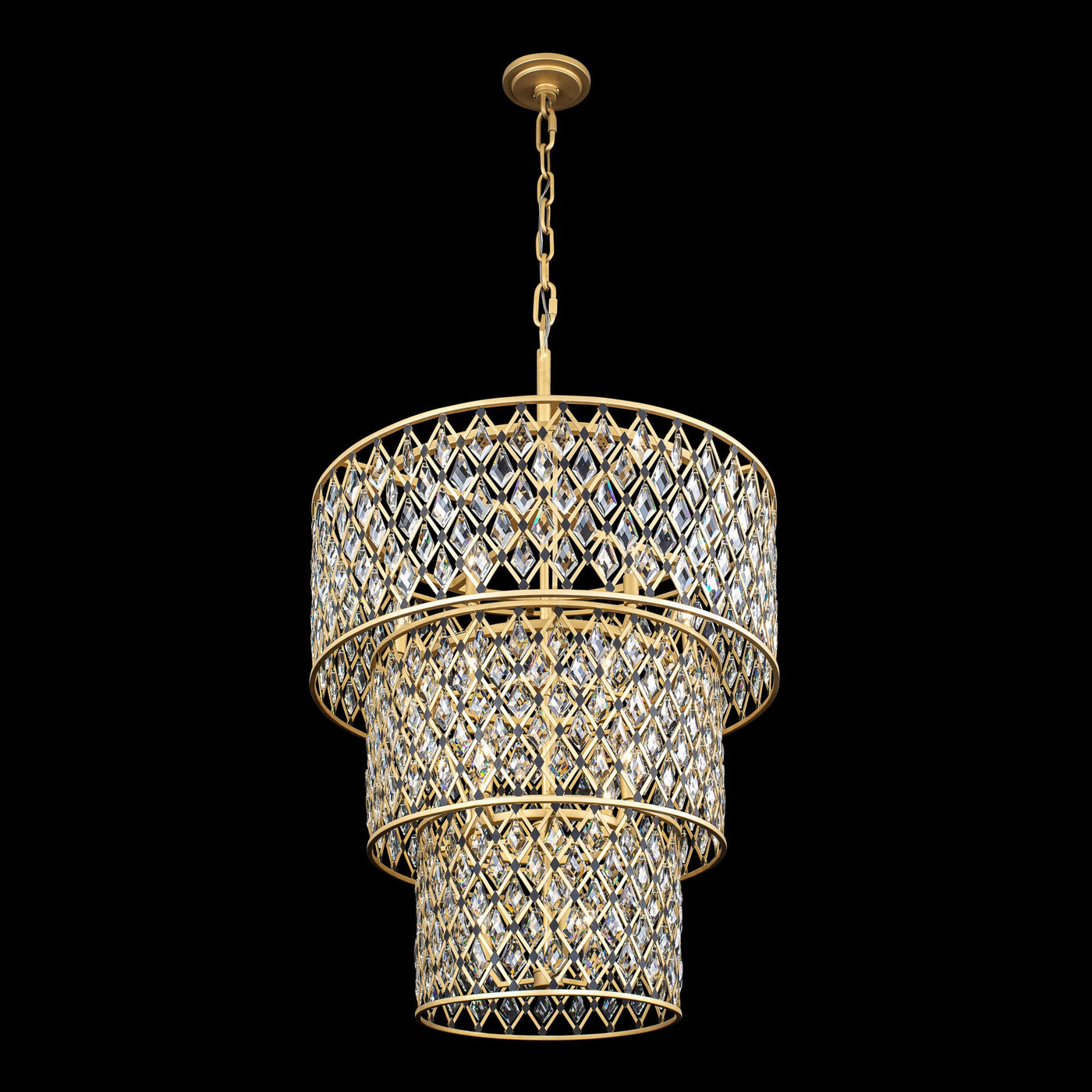 Windsor 13 Light 3-Tier Crystal Chandelier
