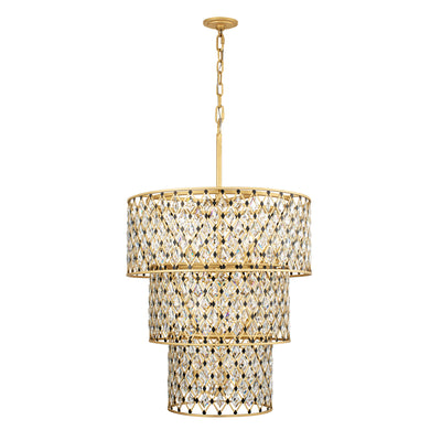 Windsor 13 Light 3-Tier Crystal Chandelier