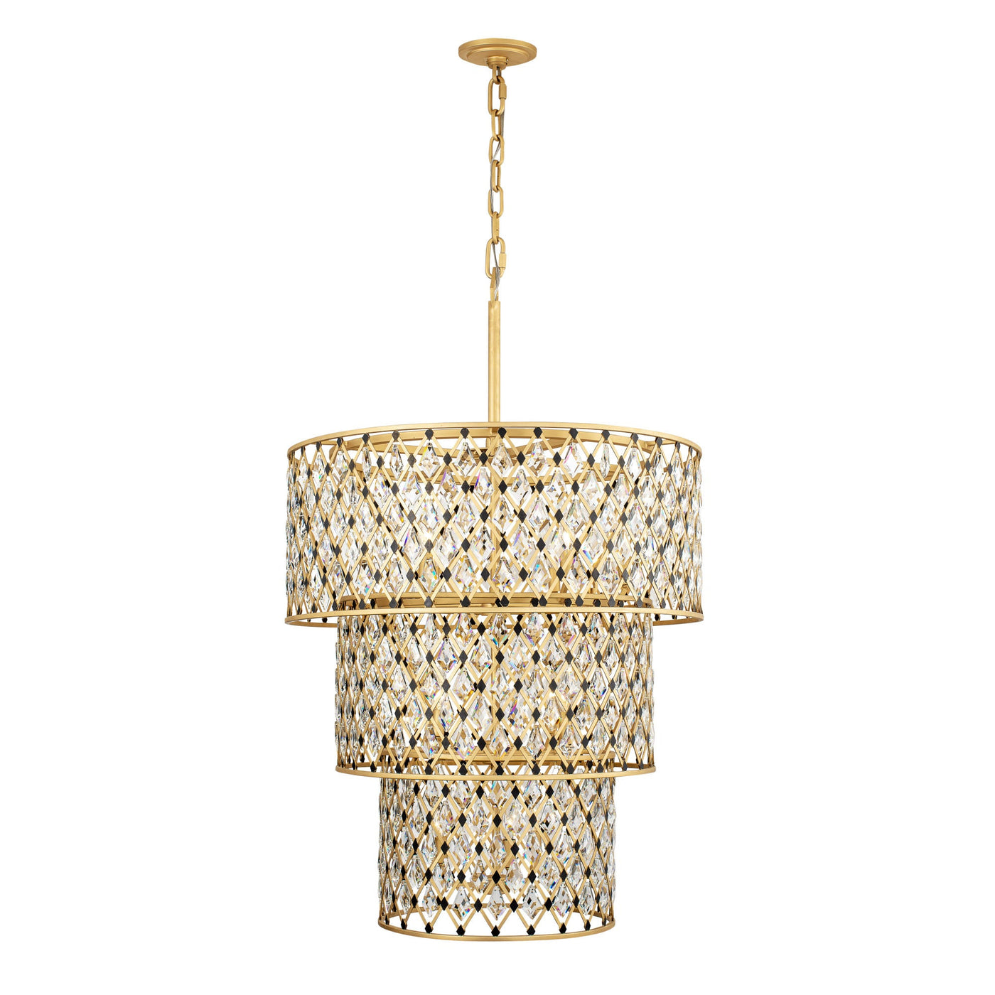 Windsor 13 Light 3-Tier Crystal Chandelier