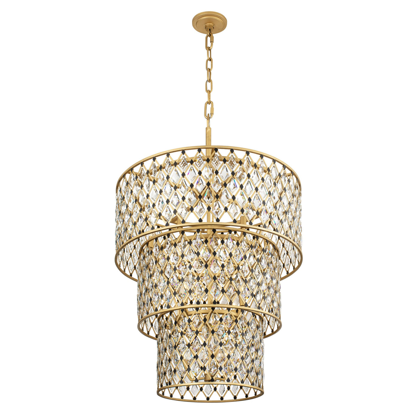 Windsor 13 Light 3-Tier Crystal Chandelier