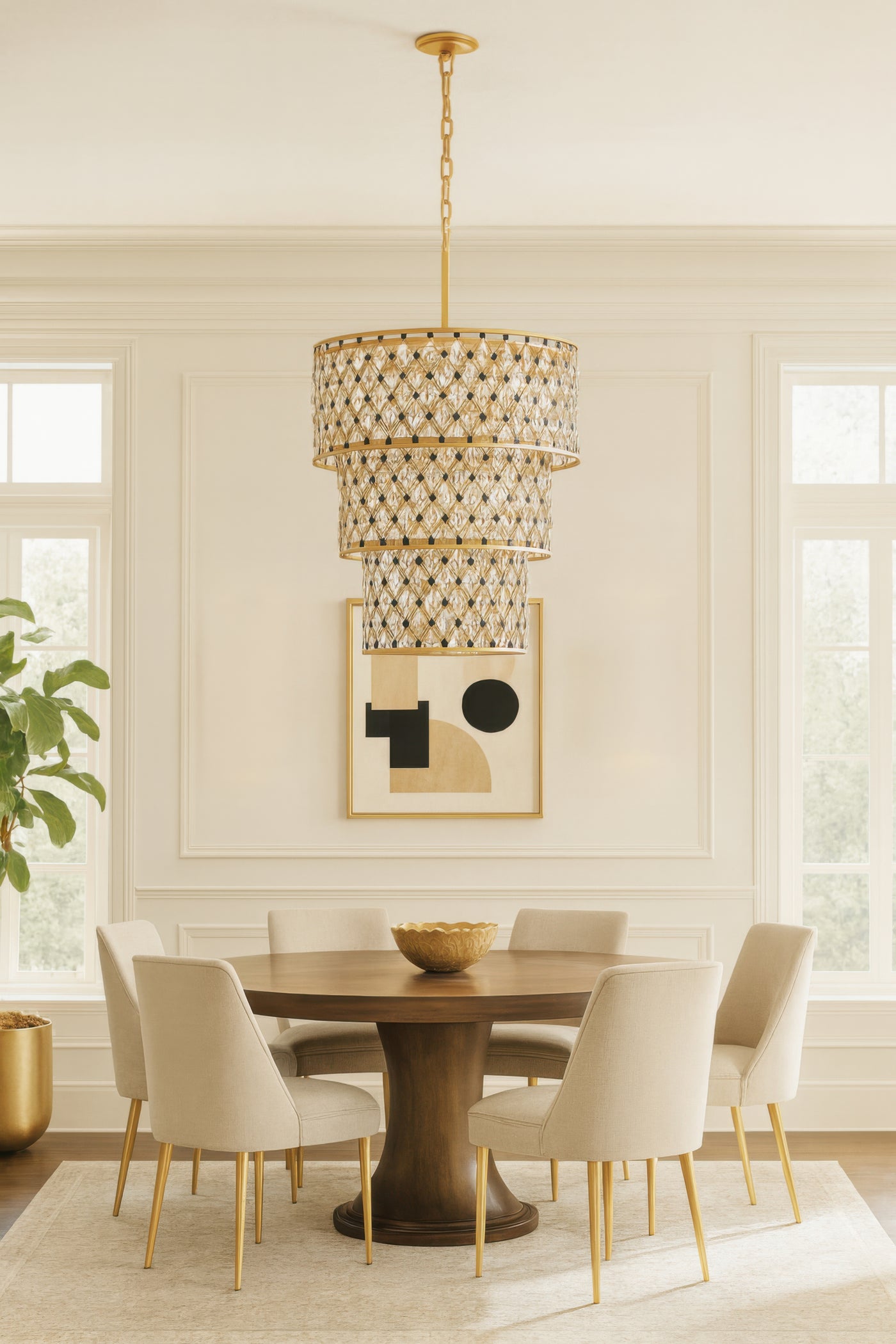 Windsor 13 Light 3-Tier Crystal Chandelier