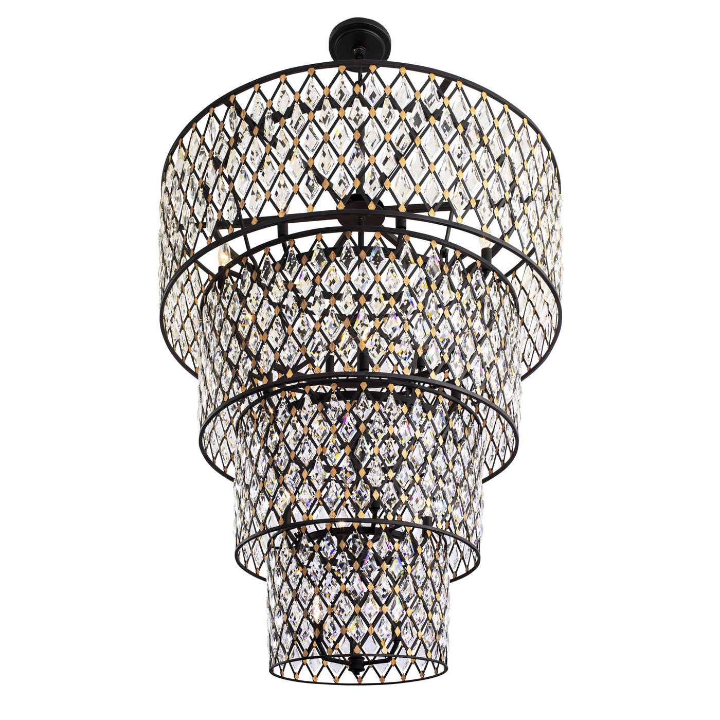 Windsor 21 Light 4-Tier Crystal Chandelier