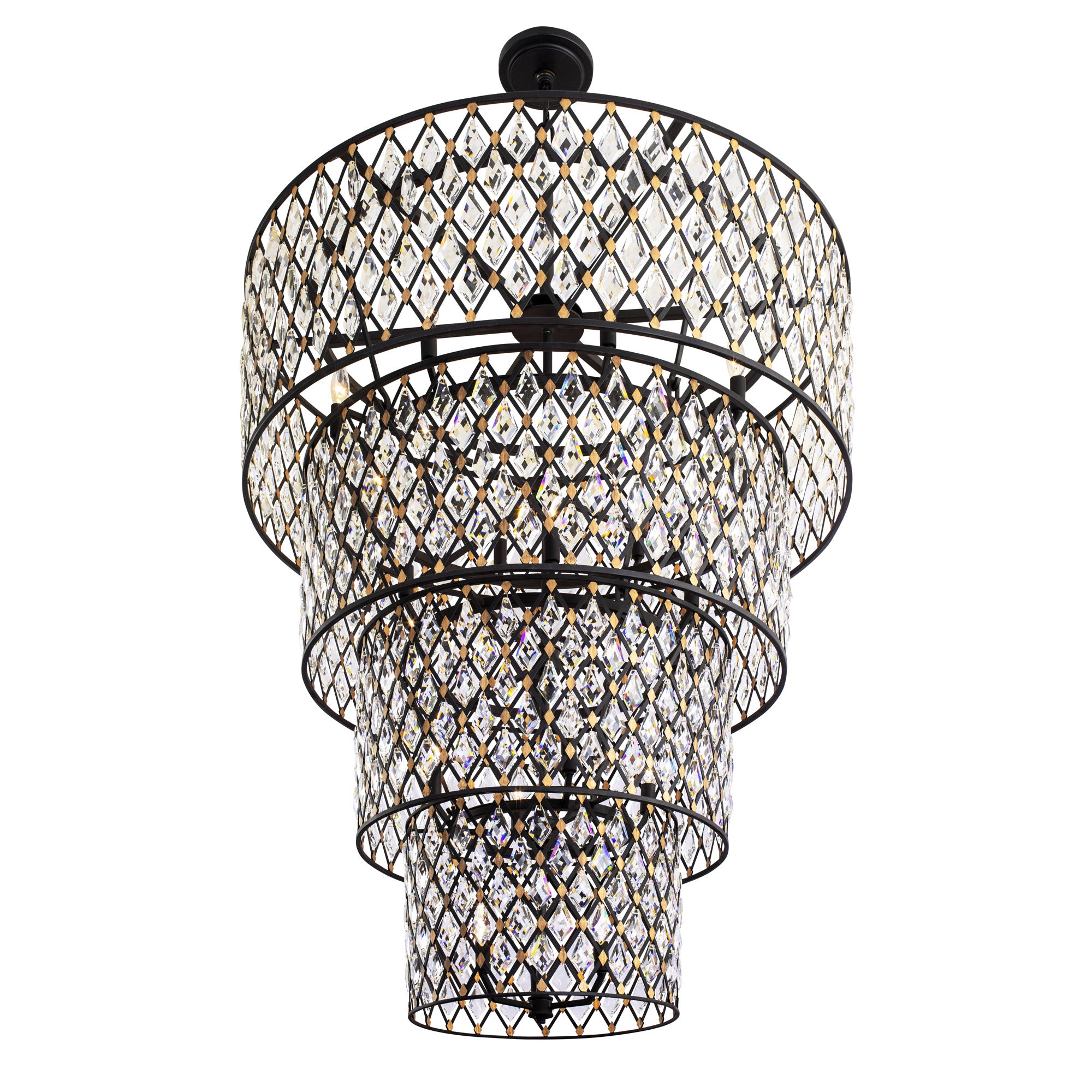 Windsor 21 Light 4-Tier Crystal Chandelier