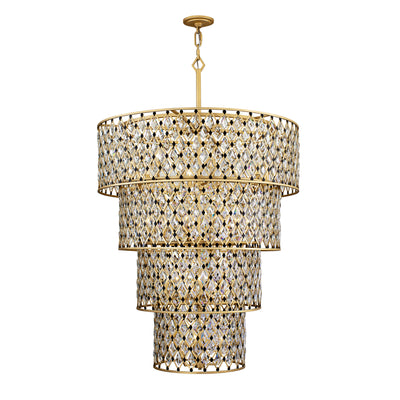 Windsor 21 Light 4-Tier Crystal Chandelier