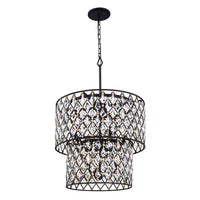 Windsor 7 Light 2-Tier Crystal Chandelier