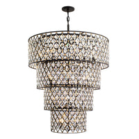 Windsor 21 Light 4-Tier Crystal Chandelier