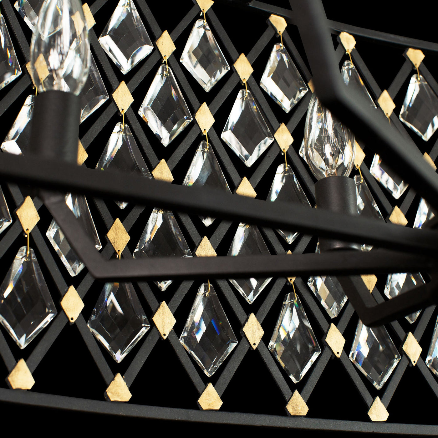 Windsor 8 Light Oval Crystal Linear Pendant