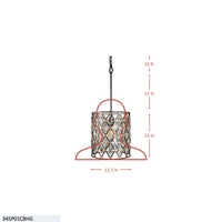 Windsor 1 Light Crystal Pendant