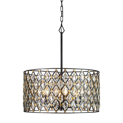 Windsor 6 Light Crystal Pendant