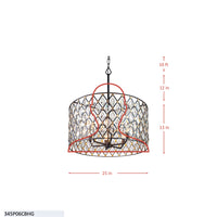 Windsor 6 Light Crystal Pendant