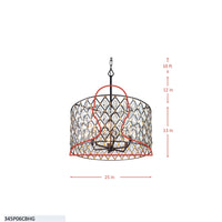 Windsor 6 Light Crystal Pendant