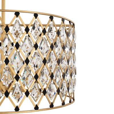 Windsor 6 Light Crystal Pendant