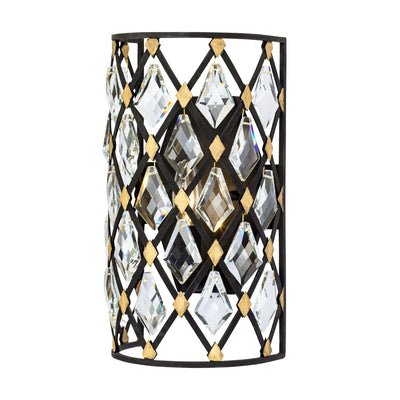 Windsor 1 Light Crystal Wall Sconce