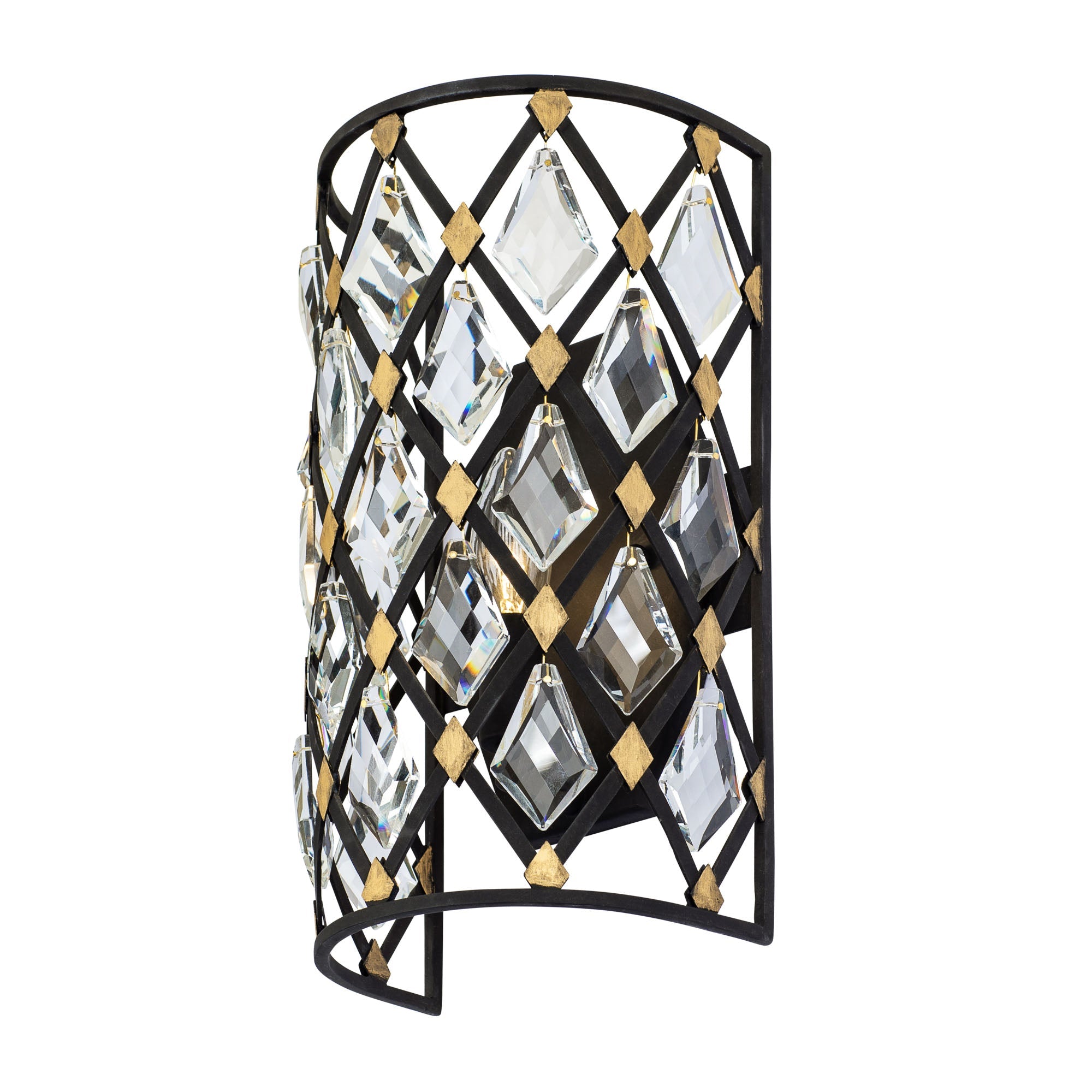 Windsor 1 Light Crystal Wall Sconce