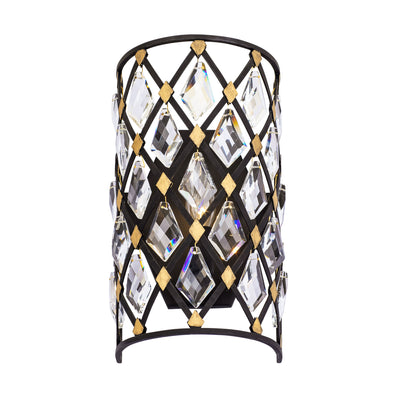 Windsor 1 Light Crystal Wall Sconce
