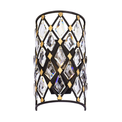 Windsor 1 Light Crystal Wall Sconce
