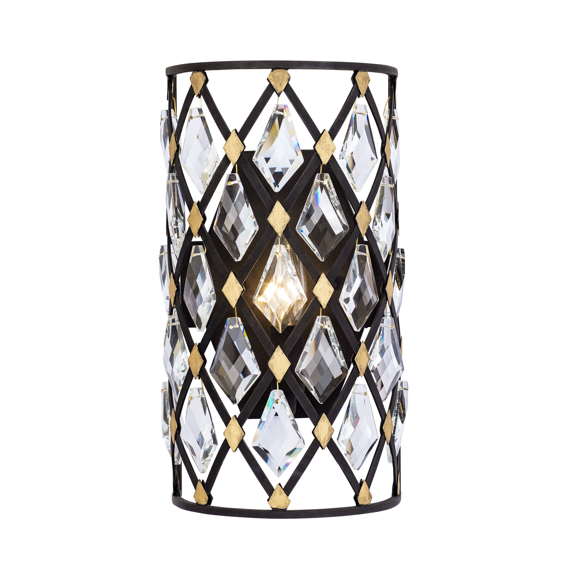 Windsor 1 Light Crystal Wall Sconce