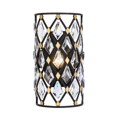 Windsor 1 Light Crystal Wall Sconce