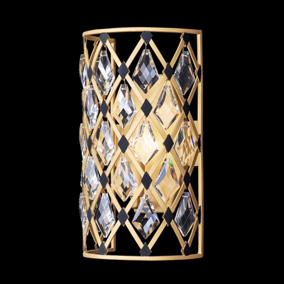 Windsor 1 Light Crystal Wall Sconce