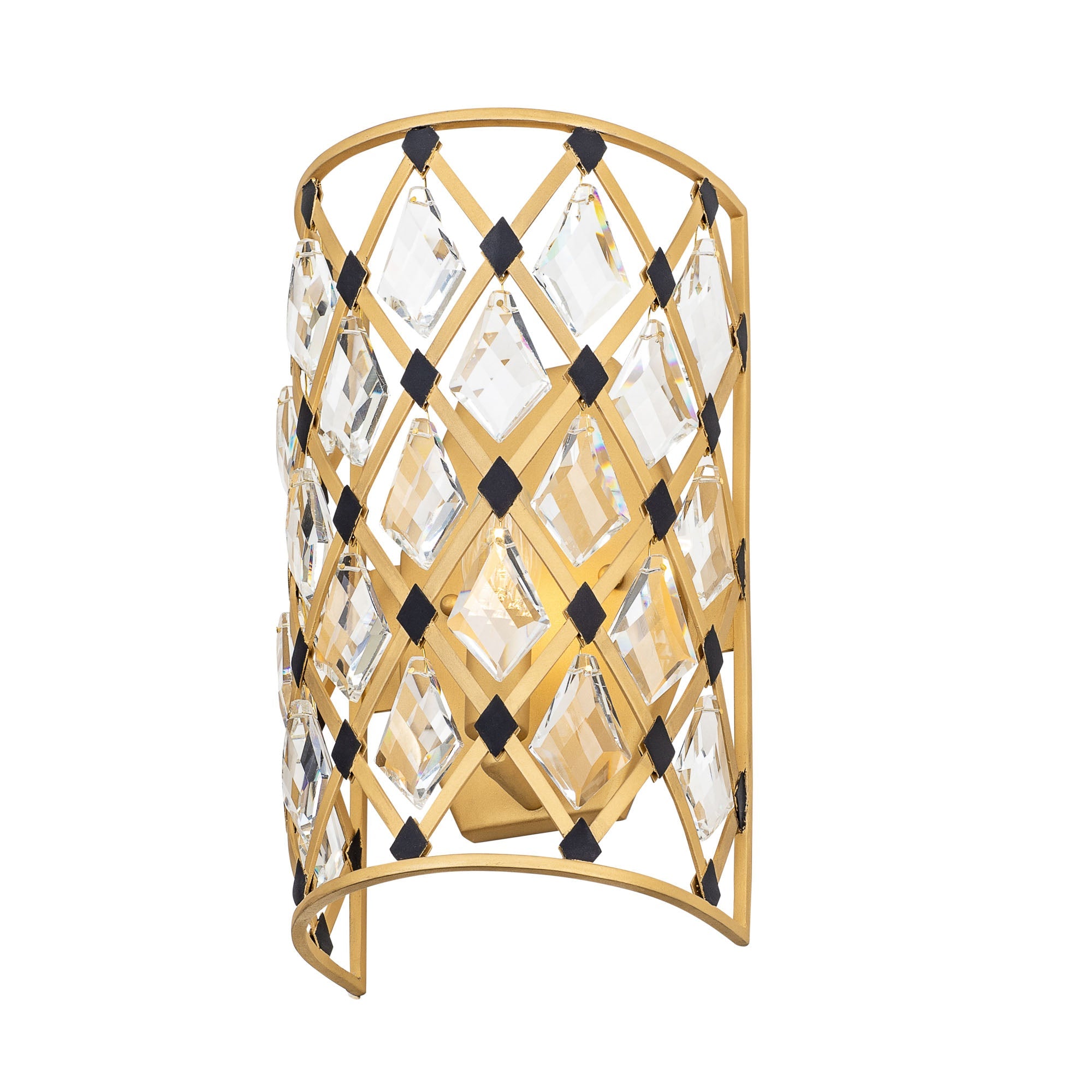 Windsor 1 Light Crystal Wall Sconce